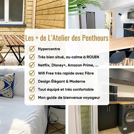 Charmante Maison De 4 Avec Salles De Bains Independantes Et Privee, Ideal Pour Travailler Et Pour Les * Руан
